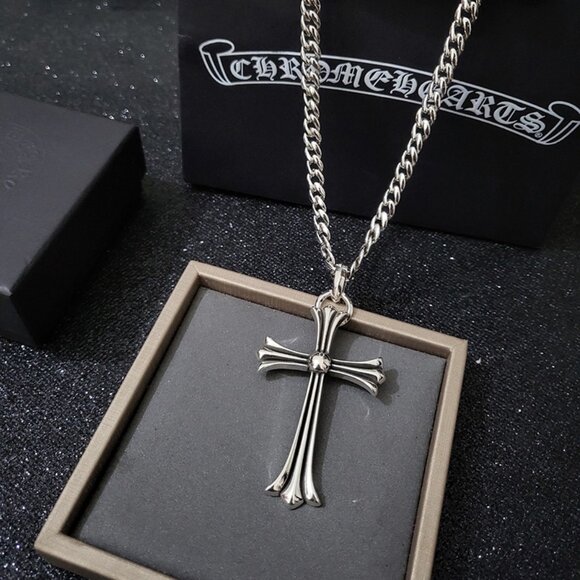 Chrome Hearts Cross Silver Necklace - Picture 2 of 6